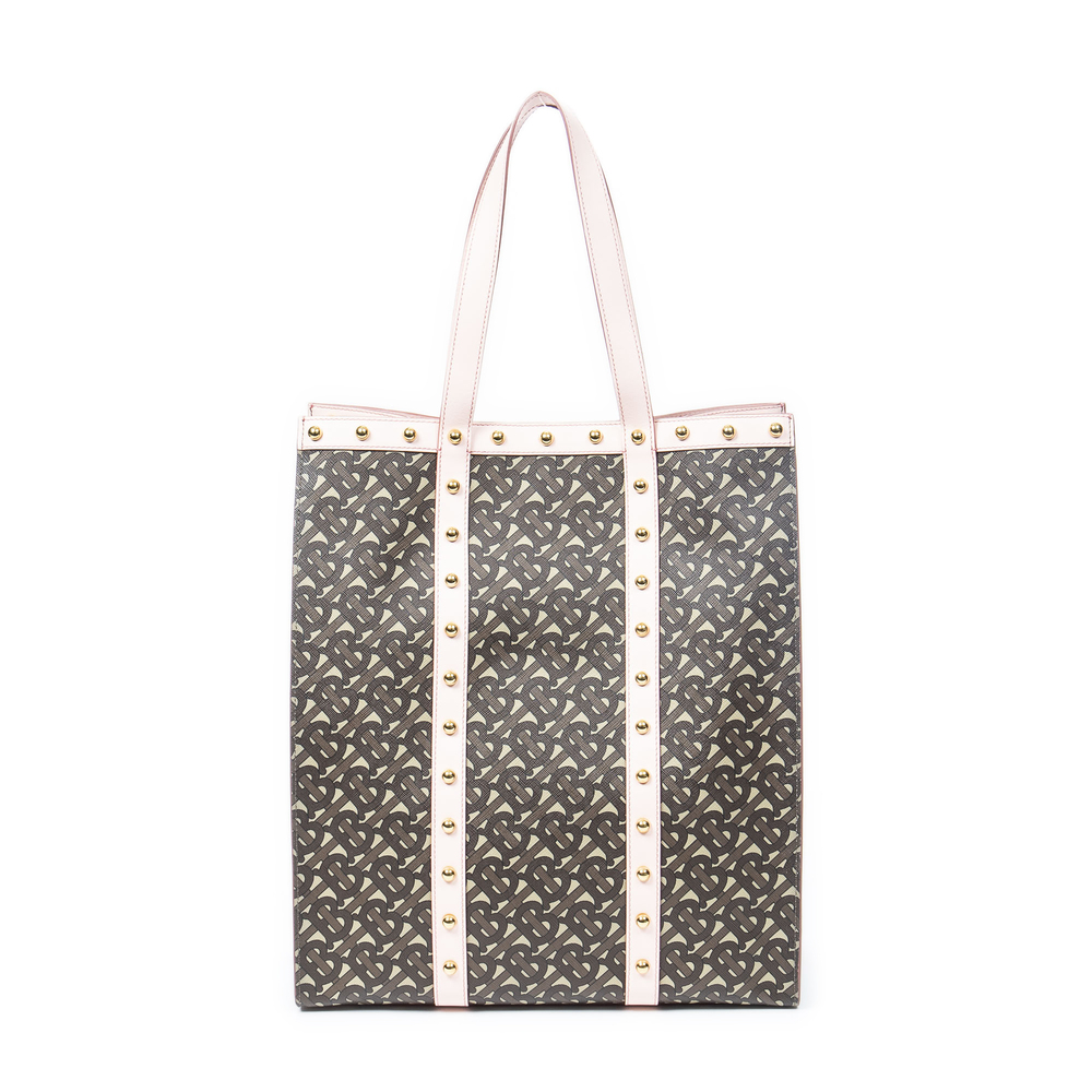 Burberry Studded Vertical Book Tote - Picture 5 of 9